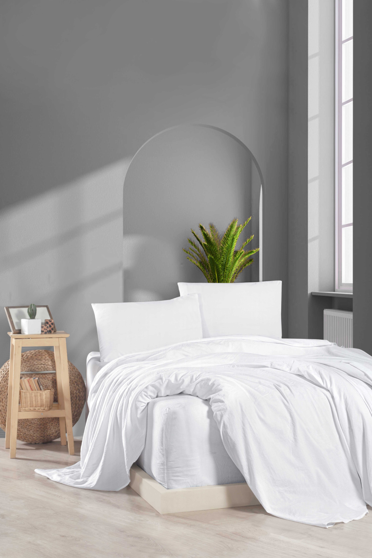 Verona PolyCotton Saten Nevresim Takımı 300 TC / 120 Tel