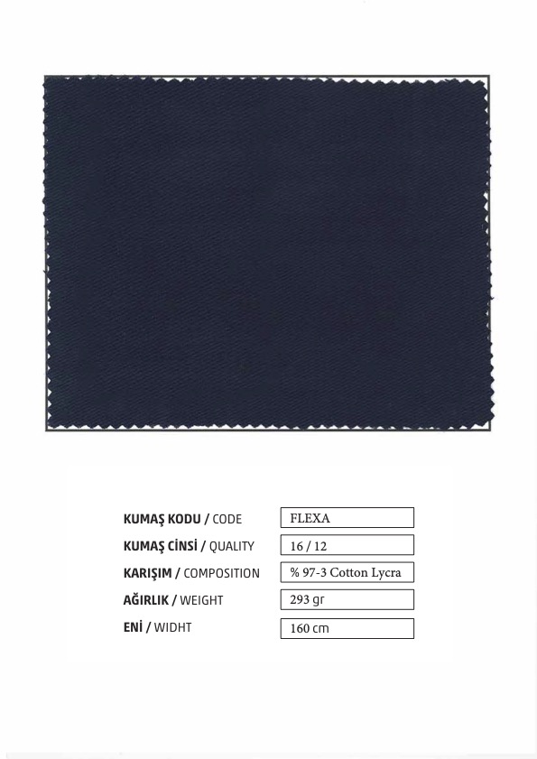 Flexa - 293 Gsm - %97-3 Pamuk Likra
