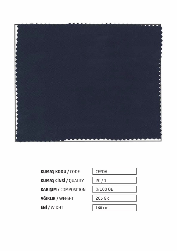 Ceyda - 205 Gsm - %100 Pamuk
